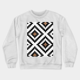 Urban Tribal Pattern No.16 - Aztec - Concrete and Wood Crewneck Sweatshirt